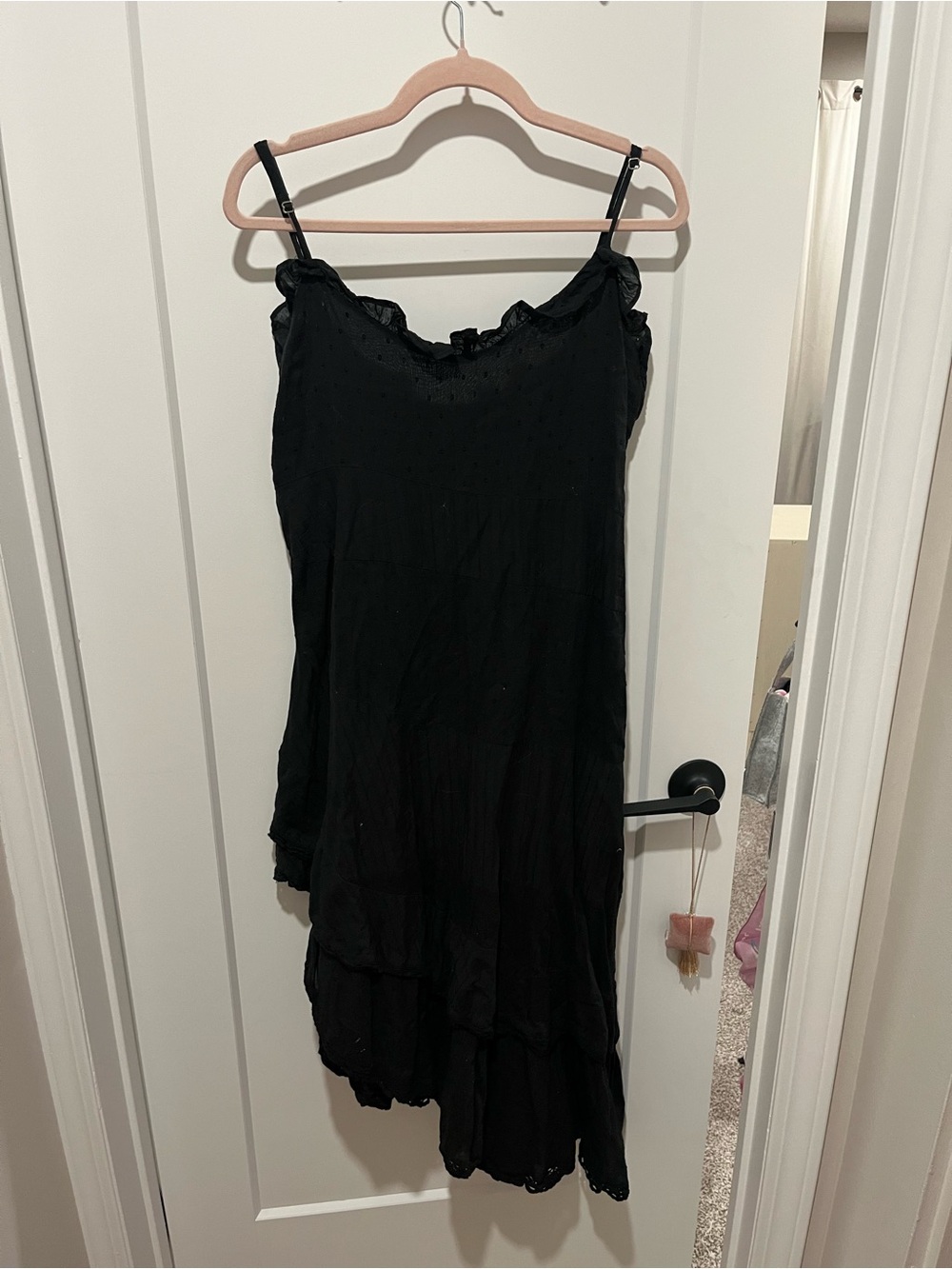 Asymmetrical 100% cotton dress